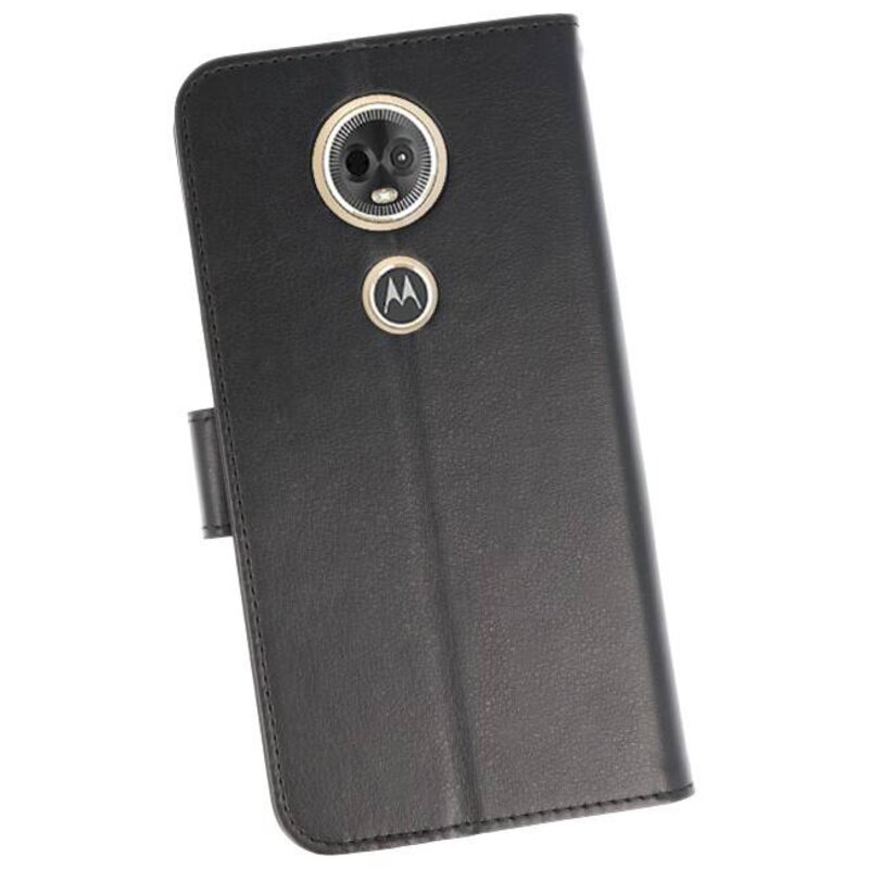 Mappen-Kasten für Moto E5 Plus Schwarz