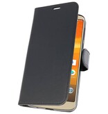 Custodia a Portafoglio per Moto E5 Plus Nera