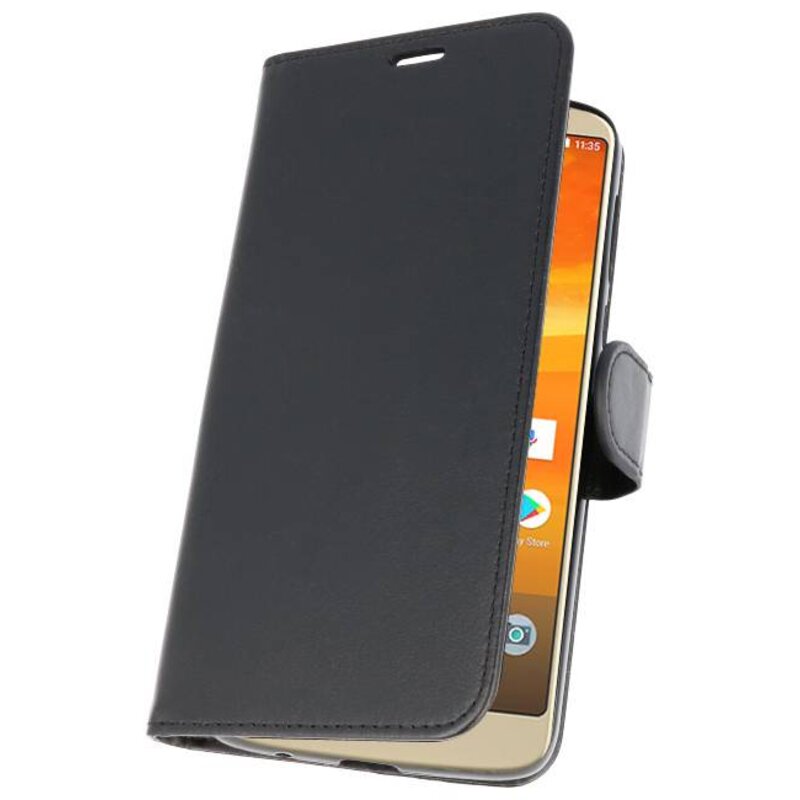 Custodia a Portafoglio per Moto E5 Plus Nera