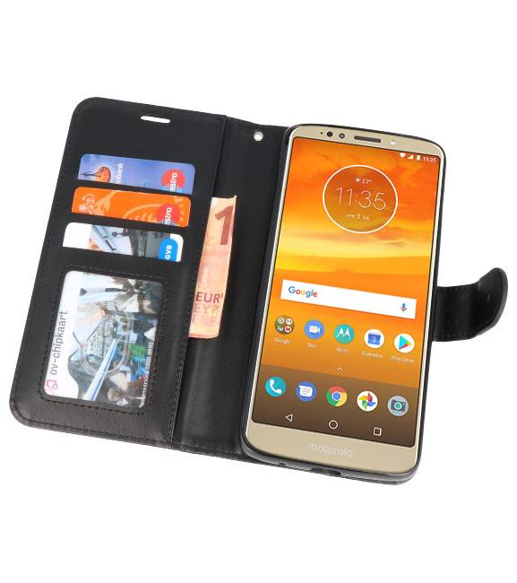 Wallet Cases Case for Moto E5 Plus Black