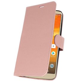 Estuche Wallet Cases para Moto E5 Plus Rosa