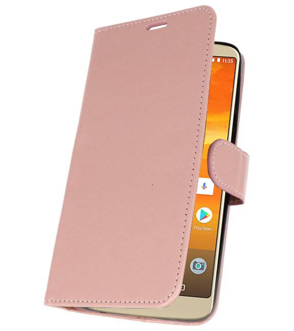 Etui Hülle für Moto E5 Plus Pink