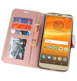 Etui Hülle für Moto E5 Plus Pink