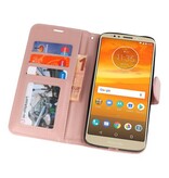 Etui Hülle für Moto E5 Plus Pink