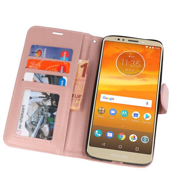 Etui Hülle für Moto E5 Plus Pink