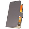 Estuche para estuches Wallet para Moto E5 Plus gris