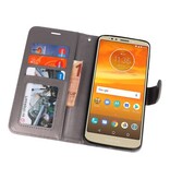 Estuche para estuches Wallet para Moto E5 Plus gris