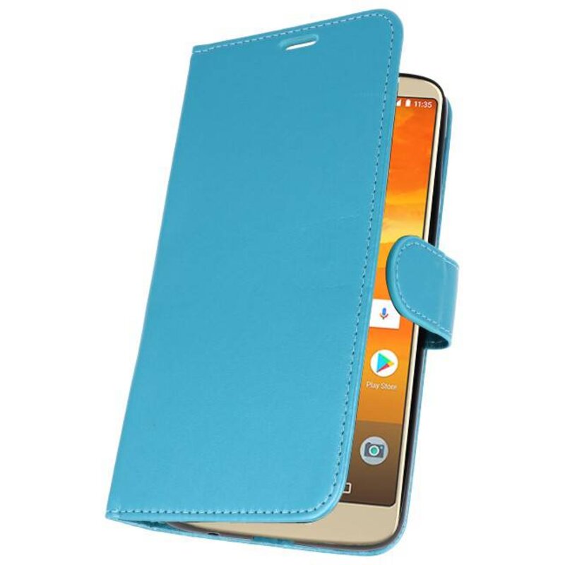 Brieftasche Fällen Moto E5 Plus Türkis Fall