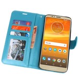 Brieftasche Fällen Moto E5 Plus Türkis Fall