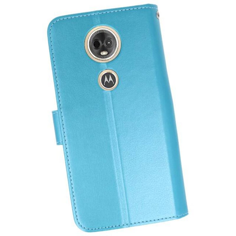 Brieftasche Fällen Moto E5 Plus Türkis Fall