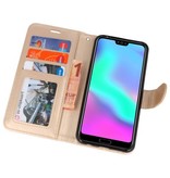 Estuches Wallet Honor 10 Estuche dorado