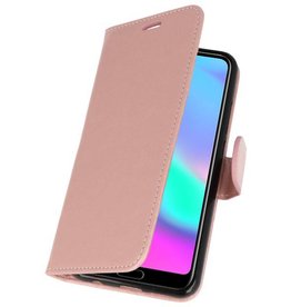 Funda de billetera para Honor 10 rosa