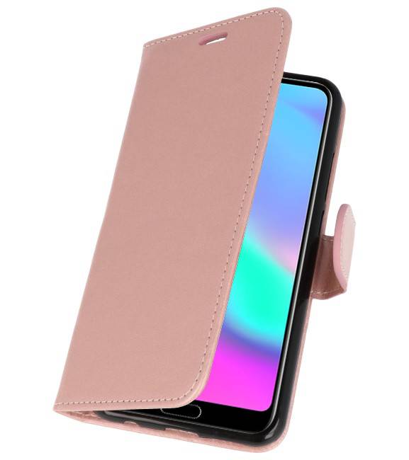 Funda de billetera para Honor 10 rosa