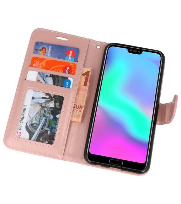 Wallet Cases für Honor 10 Pink