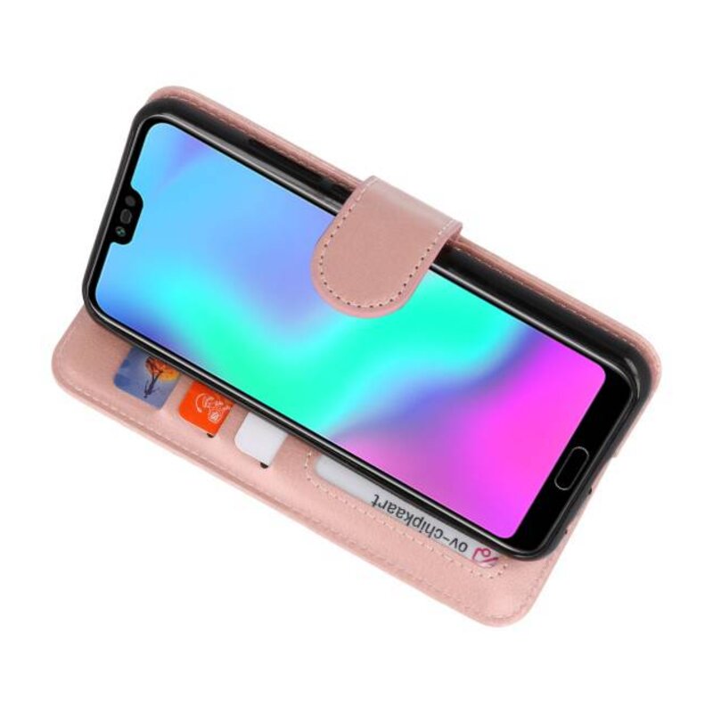 Wallet Cases Hoesje voor Honor 10 Roze