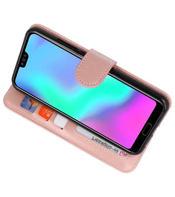 Funda de billetera para Honor 10 rosa