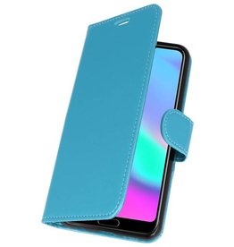 Estuche de billetera para Honor 10 Turquesa