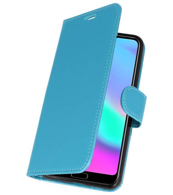 Wallet Cases Hoesje voor Honor 10 Turquoise