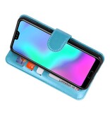 Estuche de billetera para Honor 10 Turquesa