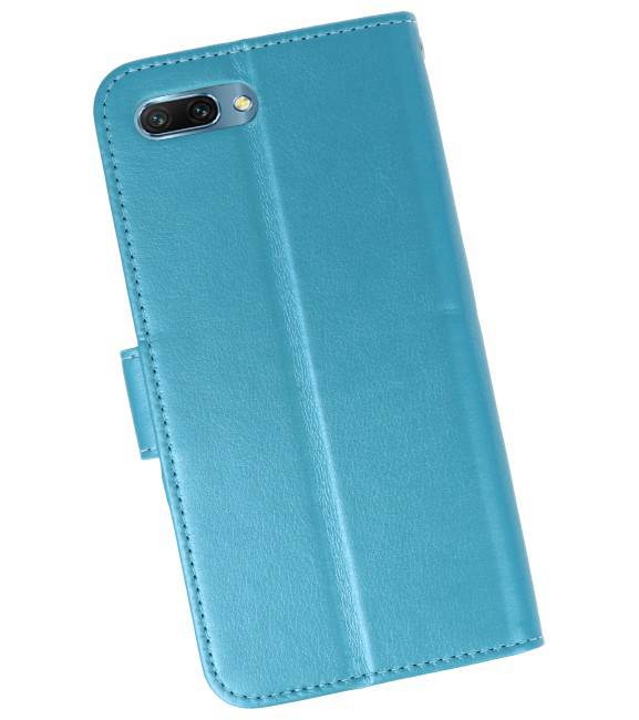 Wallet Cases Hoesje voor Honor 10 Turquoise