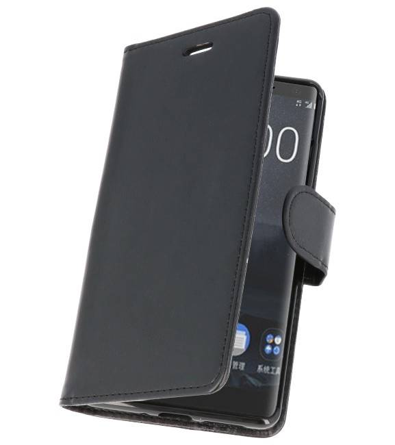 Etui Portefeuille pour Nokia 8 Sirocco Noir