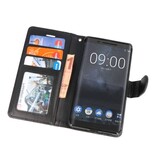 Wallet Cases Tasche für Nokia 8 Sirocco Black