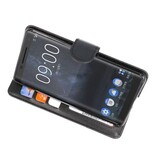 Custodia a Portafoglio per Nokia 8 Sirocco Nero