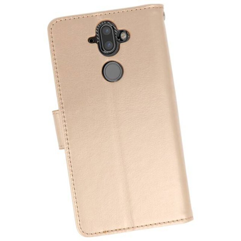 Wallet Cases Case for Nokia 8 Sirocco Gold