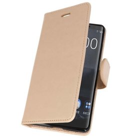 Wallet Cases Case for Nokia 8 Sirocco Gold