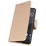 Wallet Cases Hoesje voor Nokia 8 Sirocco Goud