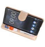 Wallet Cases Tasche für Nokia 8 Sirocco Gold