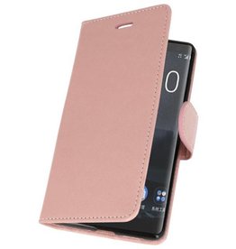 Étui portefeuille pour Nokia 8 Sirocco Pink