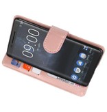 Wallet Cases Hoesje voor Nokia 8 Sirocco Roze