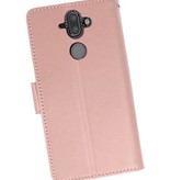 Funda con estuche Wallet para Nokia 8 Sirocco Pink