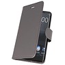 Funda con estuche Wallet para Nokia 8 Sirocco Gray