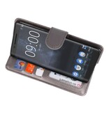Wallet Cases Tasche für Nokia 8 Sirocco Grey
