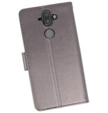 Wallet Cases Tasche für Nokia 8 Sirocco Grey