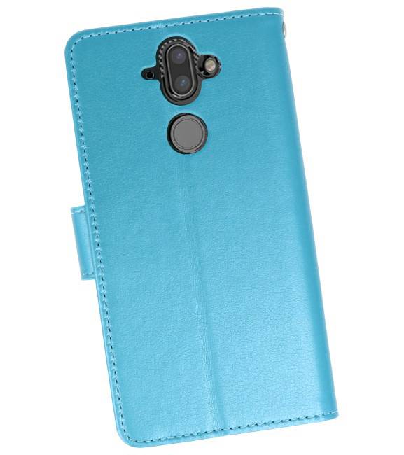 Fundas billeteras para Nokia 8 Sirocco Turquoise