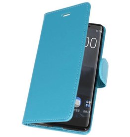 Portafoglio Custodie per Nokia 8 Sirocco Turchese