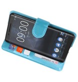 Fundas billeteras para Nokia 8 Sirocco Turquoise