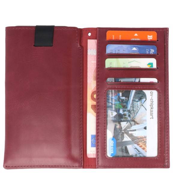 Plug-in Wallet Cases für iPhone X Bordeaux Rot
