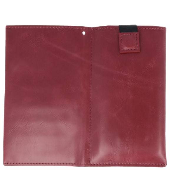 Insteek Wallet Cases voor iPhone X Bordeaux Rood