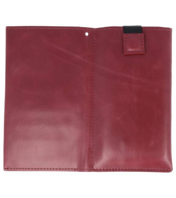 Plug-in tegnebags tasker til iPhone X Bordeaux Red