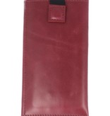 Plug-in tegnebags tasker til iPhone X Bordeaux Red