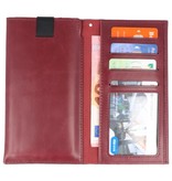 Insteek Wallet Cases voor iPhone 8 Plus Bordeaux Rood