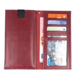 Plug-in Wallet Cases für iPhone 8 Plus Bordeaux Rot