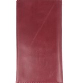 Etuis portefeuille pour iPhone 8 Plus Bordeaux rouge