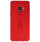 Carbon series hoesje Samsung Galaxy S9 Rood