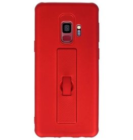 Carbon series hoesje Samsung Galaxy S9 Rood