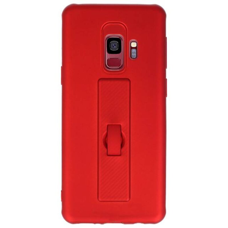 Carbon series hoesje Samsung Galaxy S9 Rood